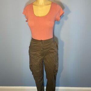 Women’s Olive Cargo Pants